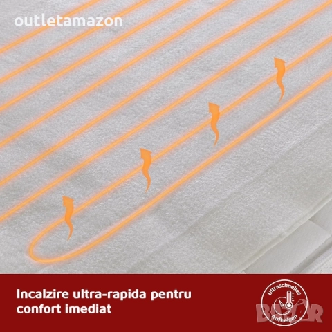 Електрическо одеяло с подгряване за легло,бързо загряване, машинно пране, 140 x 150 см, , снимка 2 - Олекотени завивки и одеяла - 52872496