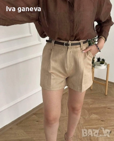 Велурени къси панталони 