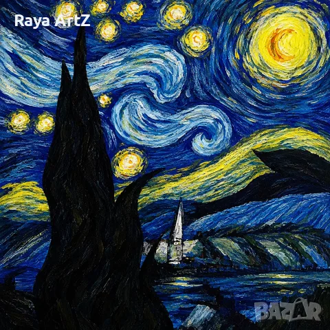 Vincent Van Gogh 1889 ,,The starry night”
