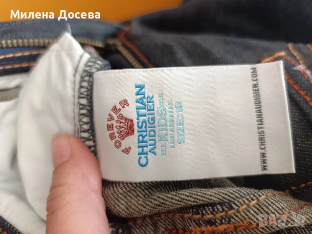 Дънки Ed Hardy Christian Audigier skull jeans, снимка 6 - Детски панталони и дънки - 51951210