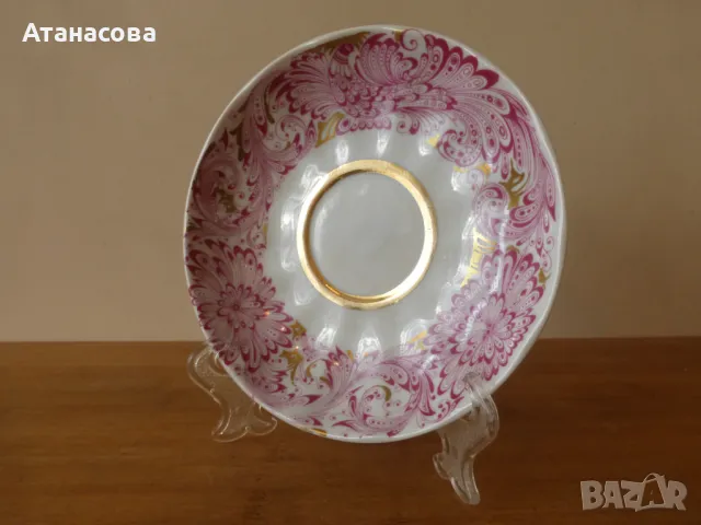 Порцеланова чинийка ЛФЗ СССР 1970 г чиния , снимка 2 - Чинии - 49545946