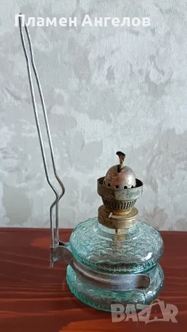 Стара газена лампа, снимка 2 - Антикварни и старинни предмети - 49576334