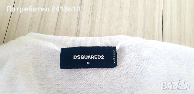 DSQUARED2 Made In Italy Slim Fit Mens Size M  ОРИГИНАЛ! Мъжка Тениска!, снимка 6 - Тениски - 53927316