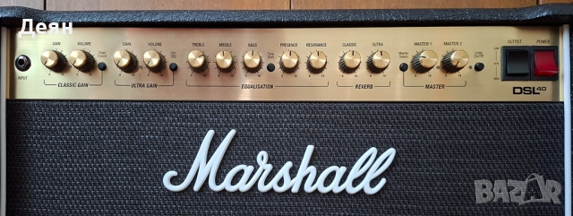 Китарен усилвател Marshall DSL40CR, снимка 2 - Китари - 51473324