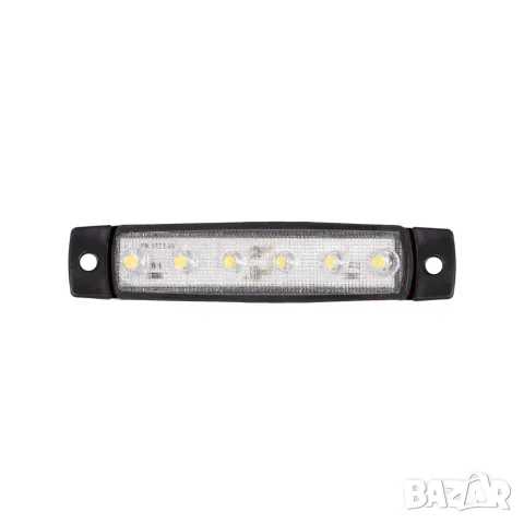 LED габарит 6 LED 92 mm 12-24V с бяла светлина