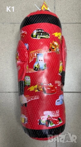 Боксова Круша с ръкавици МакКуин Колите, The Cars 50см, снимка 2 - Образователни игри - 51239555