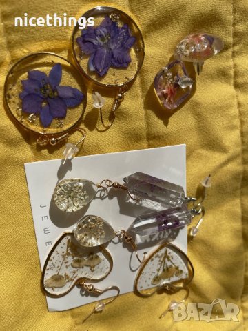 Обеци капка 2, снимка 3 - Обеци - 42910243