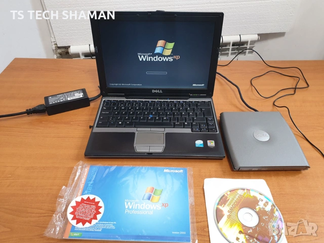 ⭐Продавам уникален ретро лаптоп DELL LATITUDE D420 с Windows XP.⭐
