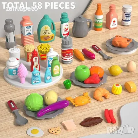 Детска кухня с пара + барбекю, снимка 6 - Играчки за стая - 48246513