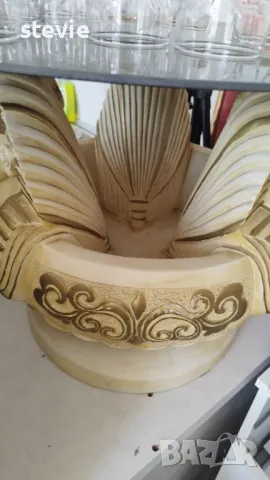 Градинска маса с египетски фараони, снимка 2 - Градински мебели, декорация  - 49601746