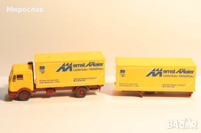 WIKING H0 1/87 MERCEDES TIR КАМИОН МОДЕЛ