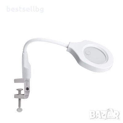 Мощна голяма стъклена настолна лупа лед осветление за четене бродиране, снимка 6 - Други инструменти - 29106323