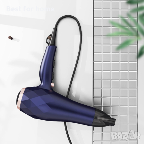 Професионален сешоар Pretfy 2200 W йонен с три накрайника, снимка 7 - Сешоари - 44694590