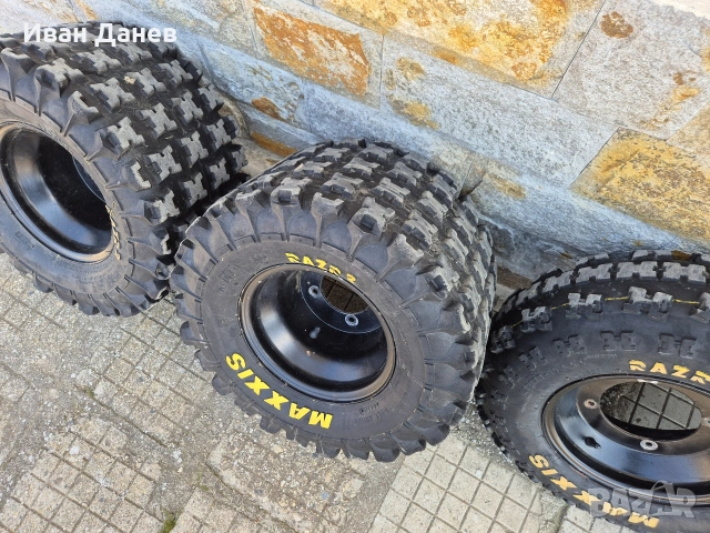 гуми с джанти за Raptor 700 20x11-9,21x7-10, снимка 2 - Гуми и джанти - 53918590