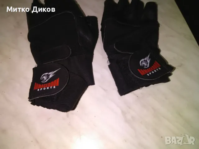 Ръкавици за фитнес отлични  колездене маркови на Армагедон размер Л, снимка 2 - Спортна екипировка - 48999146