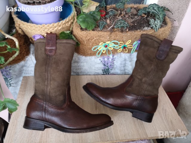 Ботуши N. D. C Естествена кожа 37, снимка 6 - Дамски ботуши - 38872613