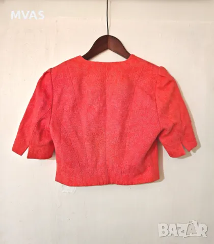 Ново късо официално коралово сако  XS размер, снимка 2 - Сака - 49413756