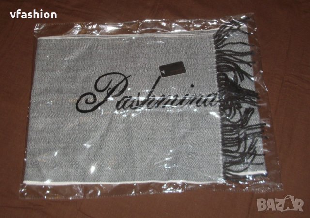 Шал в десен "Рибена кост", снимка 3 - Шалове - 35149739