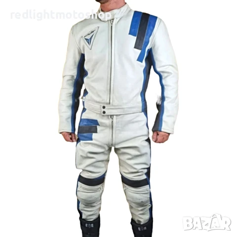 📌 5251 Shuller Мъжки кожен мото екип от две части | Размер 52 | 130 лв