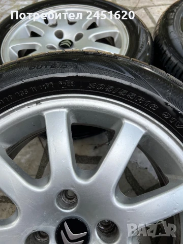 Продавам лети джанти 16” 4х108 с летни гуми 205/55/16, снимка 6 - Гуми и джанти - 50049700