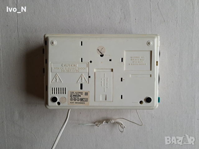 Радио часовник Philips AJ 3180., снимка 5 - Радиокасетофони, транзистори - 53273436