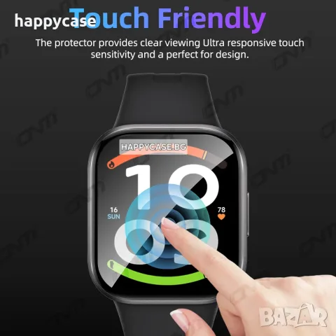 Xiaomi Redmi Watch 6 / 6 Active / 6 Lite / 5D Извит протектор за цял екран, снимка 3 - Смарт часовници - 56056926