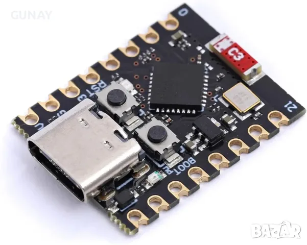 ESP32-C3 SuperMini Plus WiFi Bluetooth Развойна платка ESP32 C3 V2.0 Микроконтролер Development Boar, снимка 4 - Работни компютри - 56270398