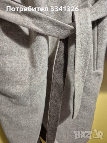 Ново палто алпака и естествен косъм, снимка 3 - Палта, манта - 52976304