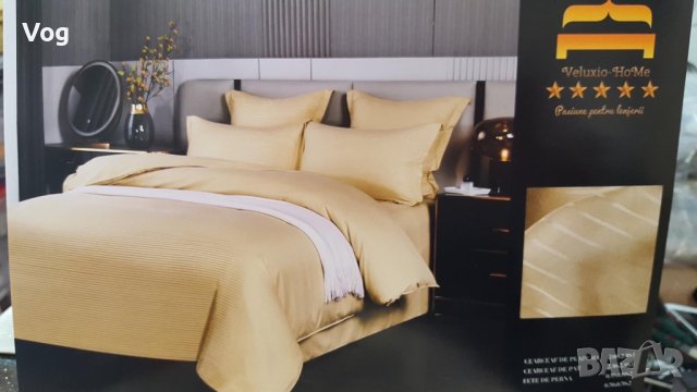 Луксозни едноцветни спални комплекти!, снимка 1 - Спално бельо - 38365446