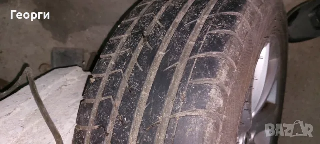 Продавам 4 бр.ал.джанти с гуми за Ситроен Пежо, снимка 2 - Гуми и джанти - 48275424