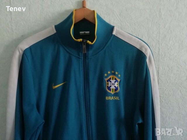 Brazil Nike N98 оригинално мъжко горнище Бразилия L, снимка 4 - Спортни дрехи, екипи - 53018162