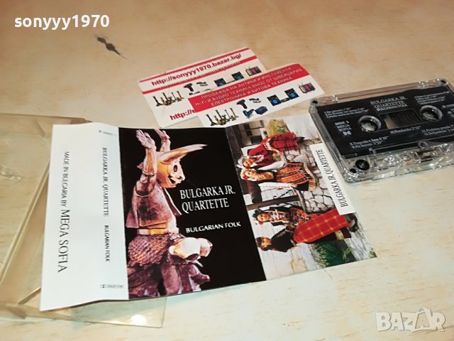 BULGARKA JR.QUARTETTE-КАСЕТА 1209221752, снимка 8 - Аудио касети - 37980918