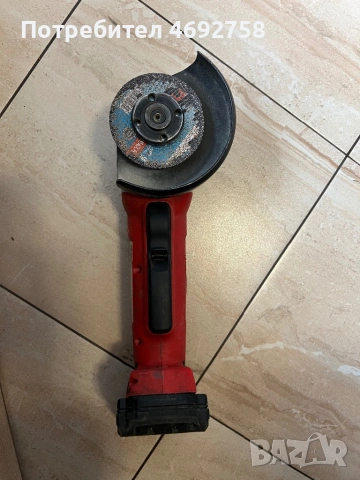 Ъглошлайф Milwaukee с батерия , снимка 2 - Ъглошлайфи - 53051177