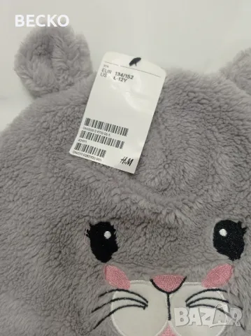 Детска пухена шапка H&M, снимка 4 - Шапки - 48145640