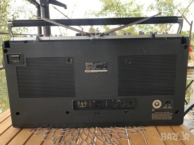 радиокасетофон SHARP GF 9191 E -SILVER (Japan), снимка 10 - Радиокасетофони, транзистори - 56303128