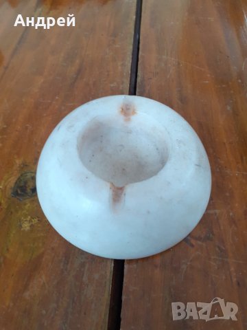 Стар Мраморен пепелник #2, снимка 2 - Антикварни и старинни предмети - 31614469