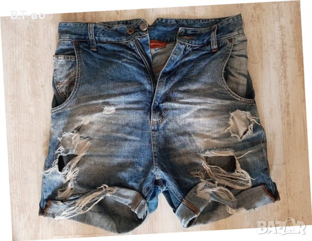 Djofra жестоки къси дънки, снимка 5 - Къси панталони и бермуди - 37330715