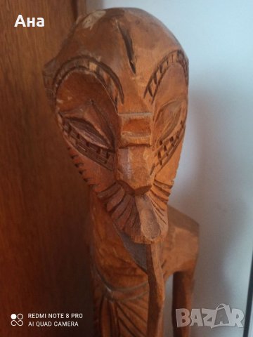 Масивни дървени тежки фигури, снимка 6 - Други ценни предмети - 37520987