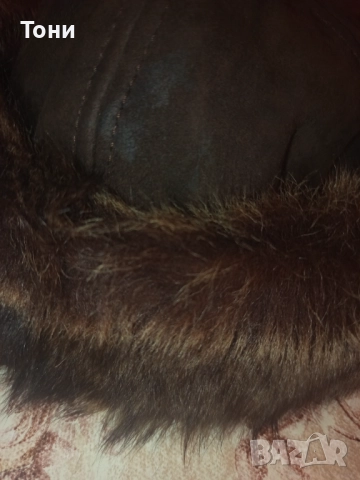 Нова Дамска Зимна Шапка от Естествен Косъм Норка , снимка 9 - Шапки - 52842653
