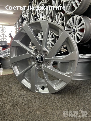 Джанти 16 цола 5х100 Skoda Scala Kamiq VW Polo Golf 4 T-Cross Taigo , снимка 6 - Гуми и джанти - 47783836
