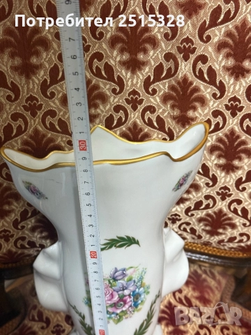красива порцеланова ваза Limoges, снимка 4 - Вази - 52738542
