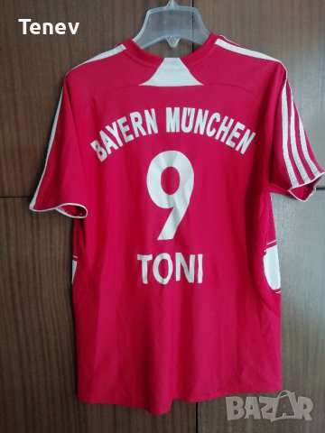 Bayern Munich Luca Toni Adidas оригинална футболна тениска фланелка Лука Тони Байерн Мюнхен , снимка 2 - Тениски - 37645349