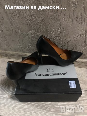 Луксозни маркови обувки Francesco Milano, снимка 12 - Дамски елегантни обувки - 30362324