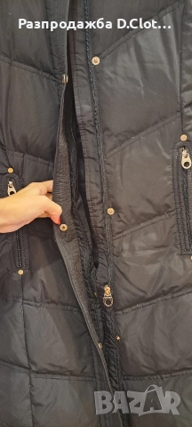 Calvin Klein дамско яке с гъши и естествен косъм на качулката , снимка 10 - Якета - 52650191