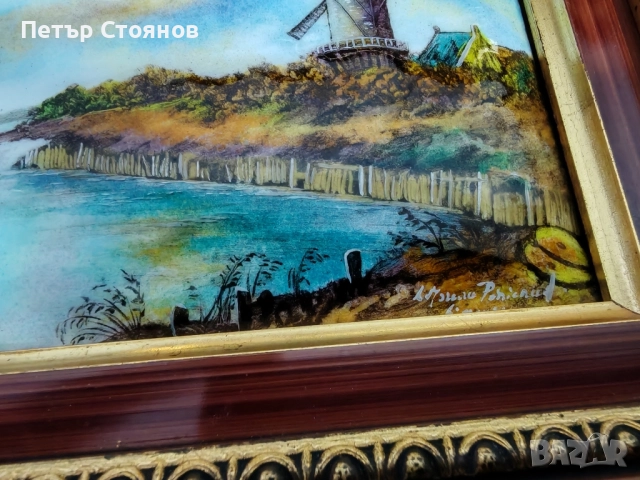 Комплект от три френски миниатюри LIMOGES, снимка 7 - Картини - 52072673