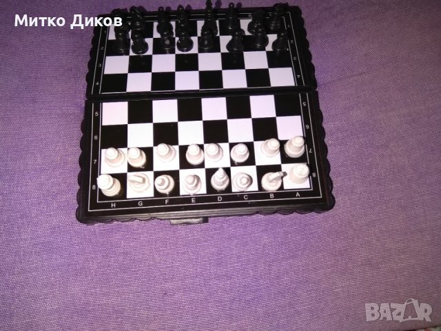 Магнитен шах нов 130х130 мм, снимка 2 - Шах и табла - 42317811