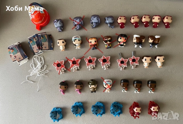 Kinder Joy Stranger Things играчки от шоколадови яйца 2025