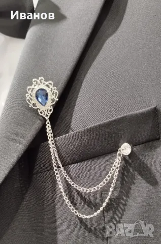 Мъжка брошка , снимка 6 - Други - 49573565