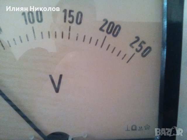 Волтметър 250V, снимка 2 - Други машини и части - 37155950