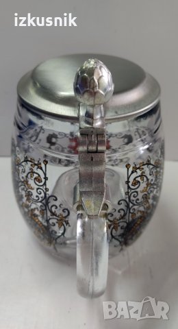 Красива рисувана халба ORIGINAL BMF от 80-те години, снимка 13 - Антикварни и старинни предмети - 37407338